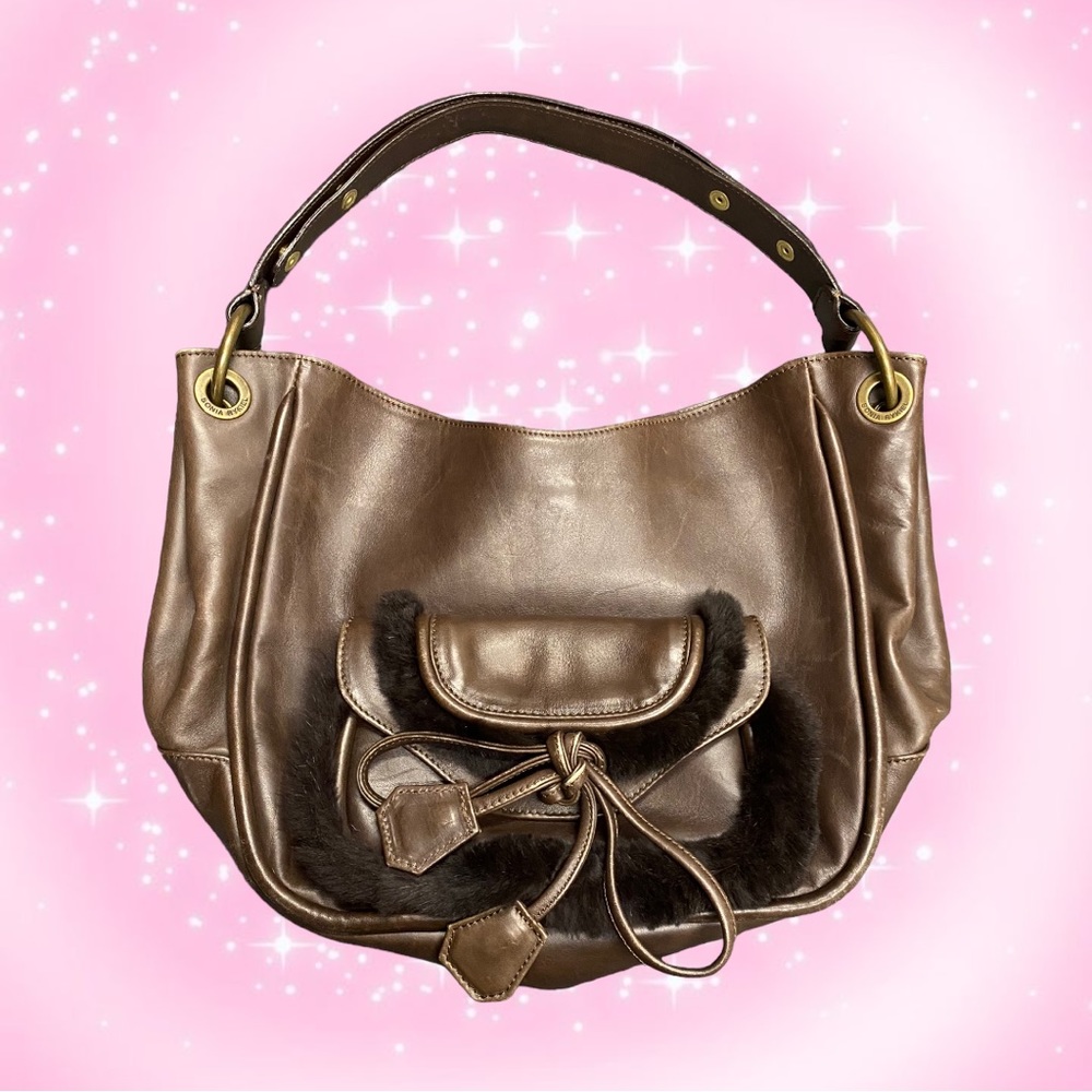 Sonia Rykiel  Genuine Leather Shoulder Bag
